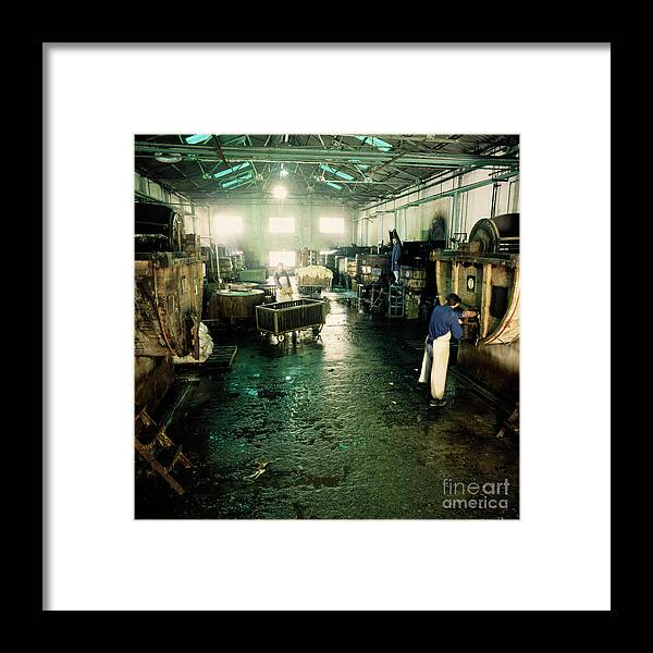 Tannery Framed Print featuring the photograph Tannery by Steve Percival/science Photo Library