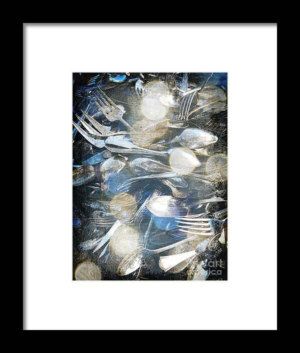 Silverware Framed Print featuring the photograph Tarnished by Carol Groenen