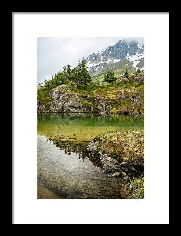 Alaska Framed Print featuring the photograph Tarns of Nagoon 172 by Tim Newton