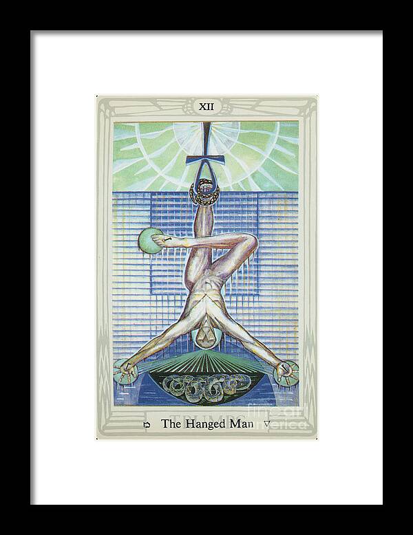 Tarot Card The Hanged Man Framed Print By Theasis