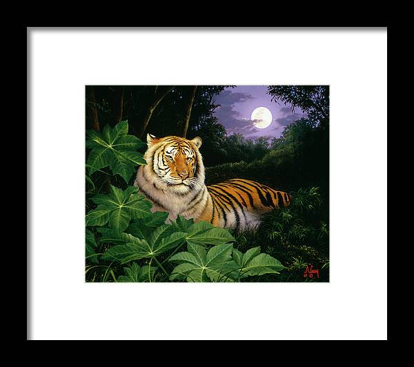 Tc2573 Framed Print featuring the painting Tc2573 by Anthony Casay