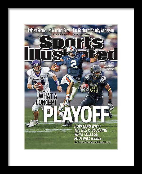 Playoffs Framed Print featuring the photograph Tcu V Utah Sports Illustrated Cover by Sports Illustrated