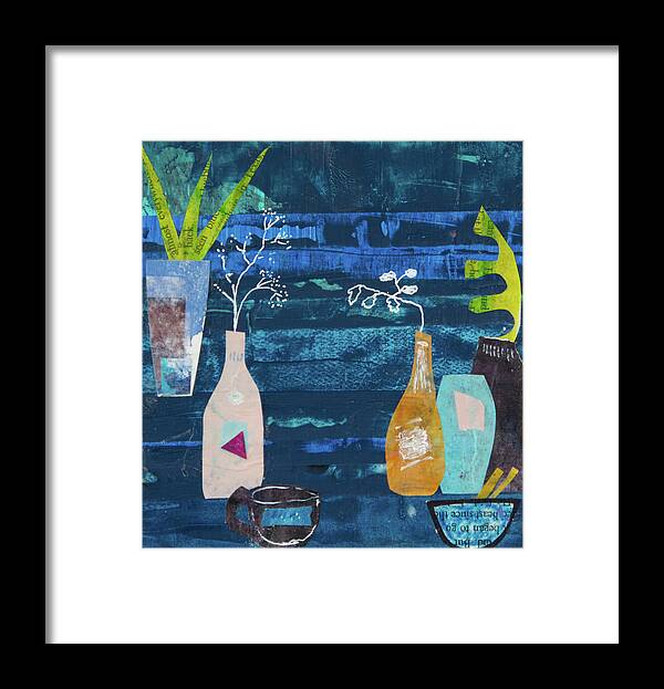 Tea Framed Print featuring the mixed media Take Tea and See One by Julia Malakoff
