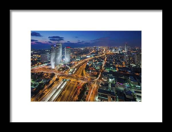 Outdoors Framed Print featuring the photograph Tel-aviv by Ilan Shacham