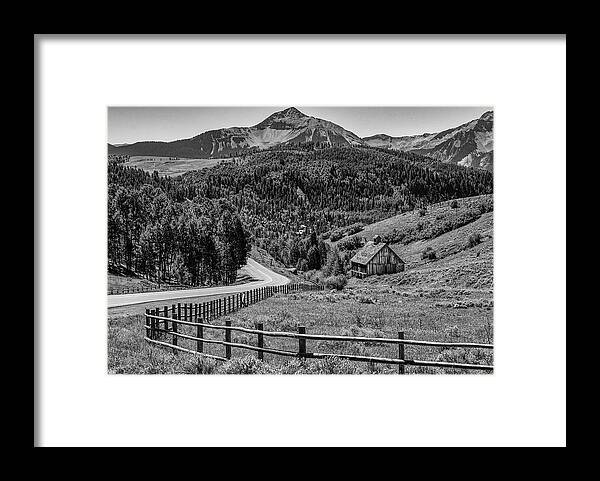 Colorado Framed Print featuring the photograph Telluride, Colorado by Donald Pash