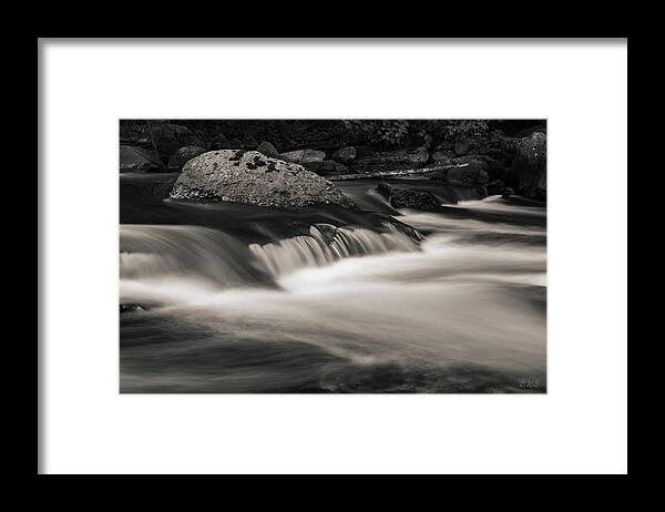 10 Mile River Framed Print featuring the photograph Ten Mile River V Hunts Mills Toned by David Gordon
