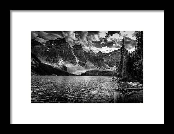  Framed Print featuring the photograph Ten Peaks BC by Dean Ginther
