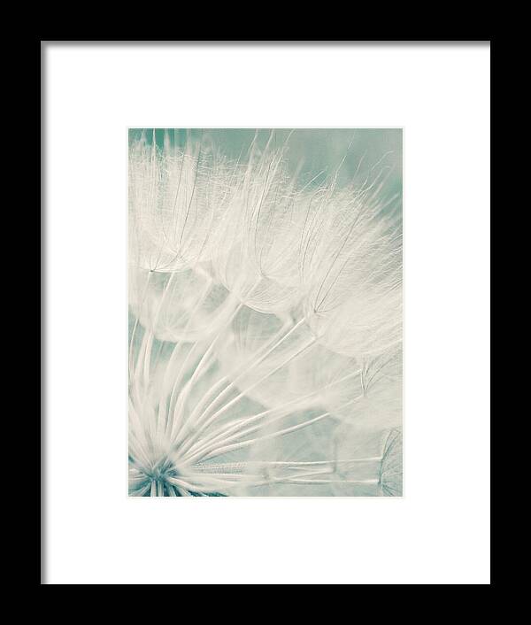 Dandelions Framed Print featuring the photograph Tender Innocence by The Art Of Marilyn Ridoutt-Greene