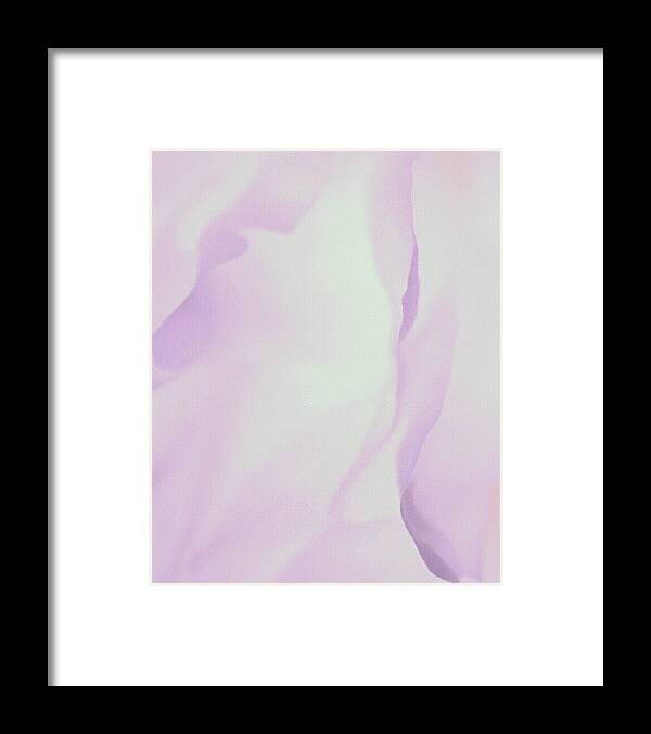Roseart Framed Print featuring the photograph Tender Rose Abstract by The Art Of Marilyn Ridoutt-Greene