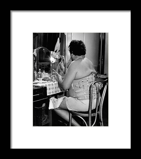 People Framed Print featuring the photograph Tenor Lauritz Melchior by Alfred Eisenstaedt