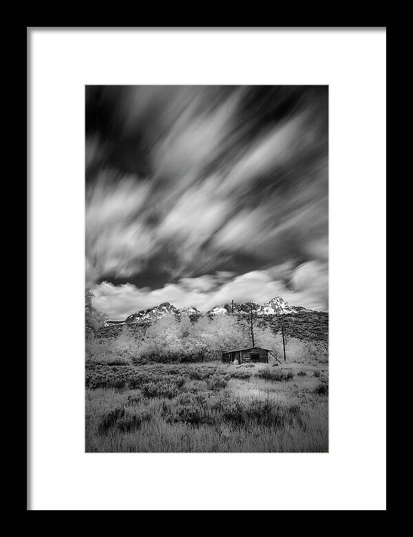 Tetons Framed Print featuring the photograph Teton Cloudscape by Jon Glaser