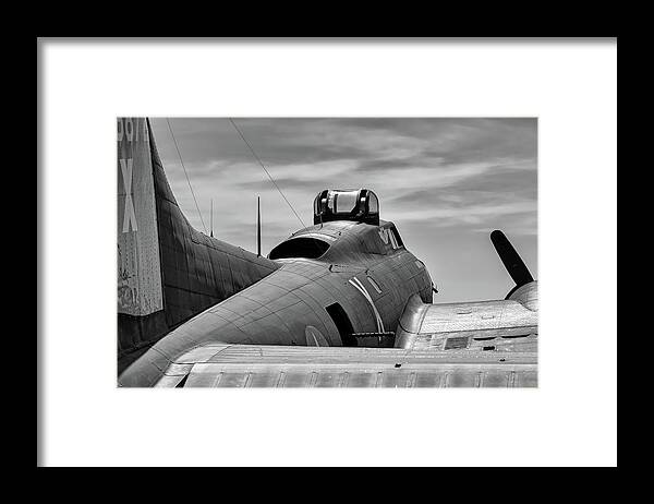 B-17 Framed Print featuring the photograph Texas Raiders On The Ramp by Chris Buff