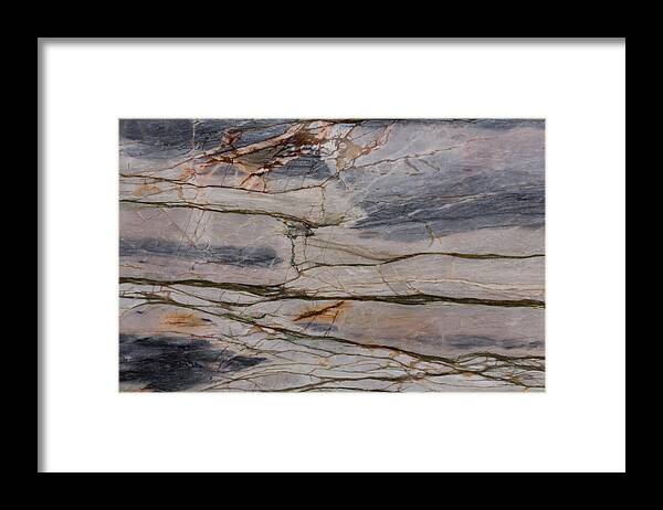 Abstractartistic Framed Print featuring the photograph Texture Or Stone Texture by Dmytro Synelnychenko