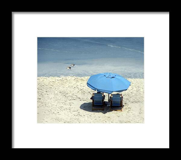 The Beach Life Framed Print featuring the photograph The Beach Life by Sandi OReilly