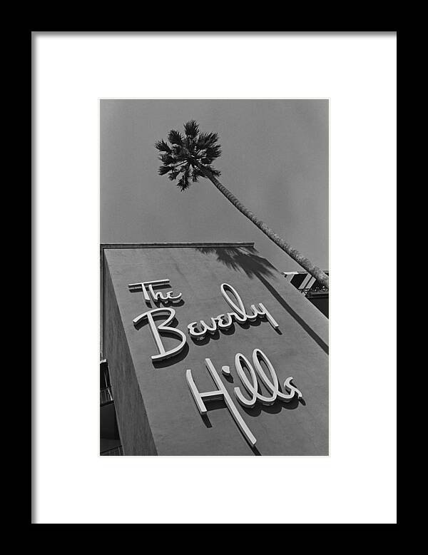1980-1989 Framed Print featuring the photograph The Beverly Hills Hotel by George Rose
