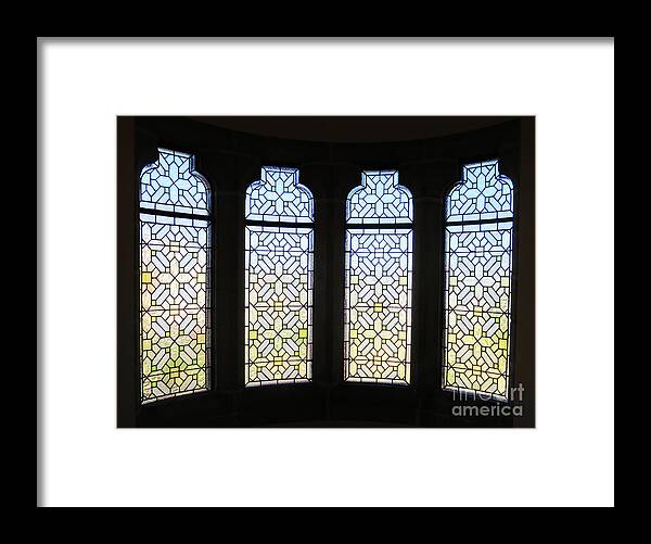 Windows Framed Print featuring the photograph The Bishop's Windows by Rick Locke - Out of the Corner of My Eye