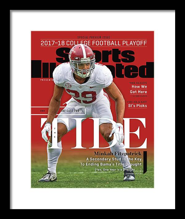 Auburn University Framed Print featuring the photograph The Case For The Tide 2017-18 College Football Playoff Sports Illustrated Cover by Sports Illustrated