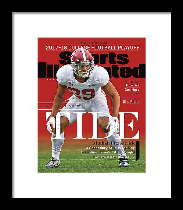 Auburn University Framed Print featuring the photograph The Case For The Tide 2017-18 College Football Playoff Sports Illustrated Cover by Sports Illustrated