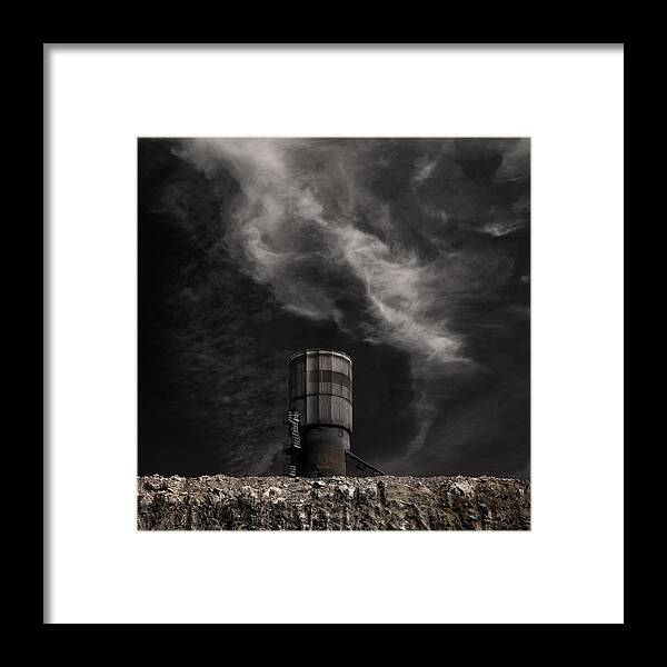 Factory Framed Print featuring the photograph The Cement Factory by Gilbert Claes