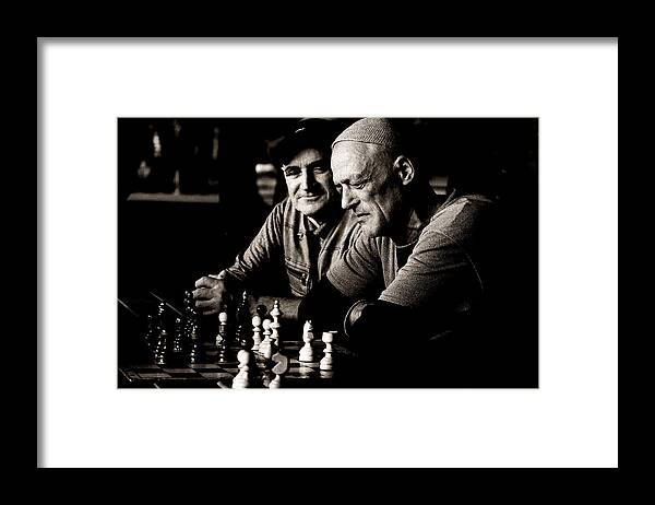 Chess Framed Print featuring the photograph The Chess Player by S.c.