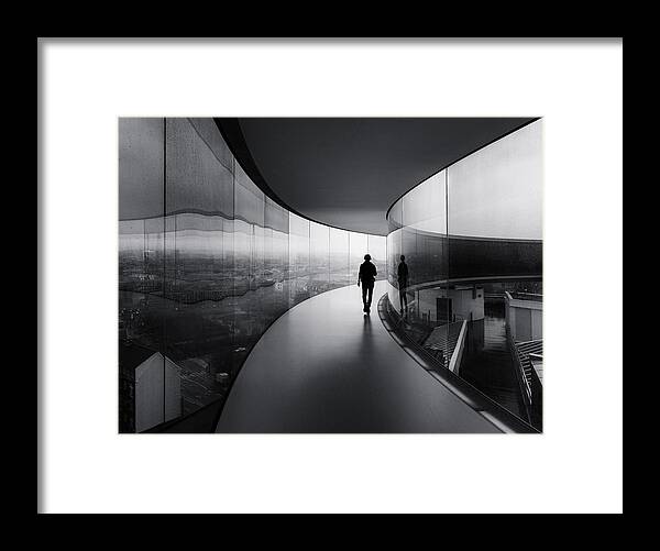 Aarhus Framed Print featuring the photograph The Circular City View by Gerard Jonkman