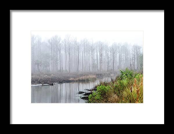 Fog Framed Print featuring the photograph The Coming Fog by Scott Hansen