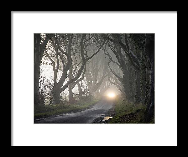 Trees Framed Print featuring the photograph The Dark Hedges by Gary Mcparland