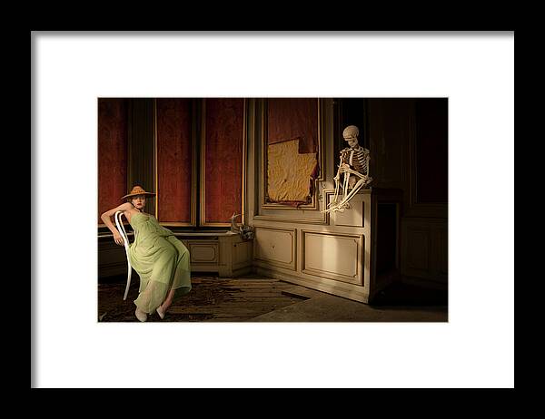 Dream Framed Print featuring the photograph The Death And The Maiden by Christine Von Diepenbroek
