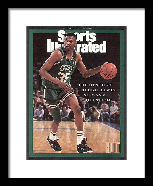 Magazine Cover Framed Print featuring the photograph The Death Of Reggie Lewis So Many Questions Sports Illustrated Cover by Sports Illustrated