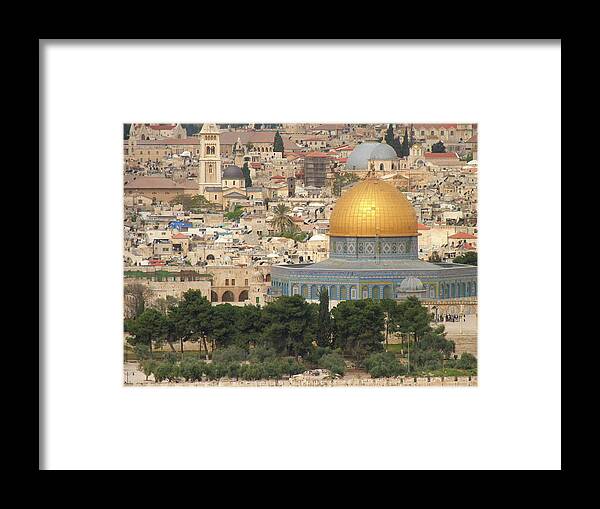 West Bank Framed Print featuring the photograph The Dome by Kandelfire