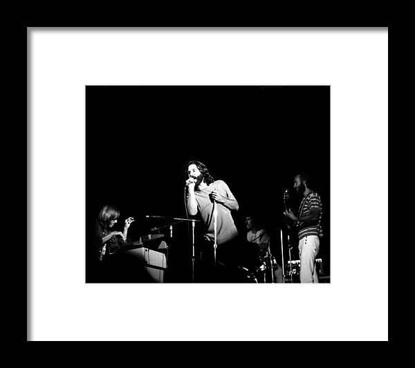 Music Framed Print featuring the photograph The Doors Live by Larry Hulst