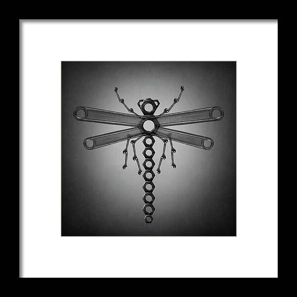 Dragonfly Framed Print featuring the photograph The Dragonfly by Victoria Ivanova