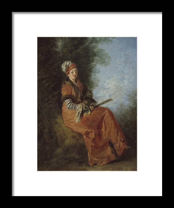 18th Century Art Framed Print featuring the painting The Dreamer by Jean-Antoine Watteau