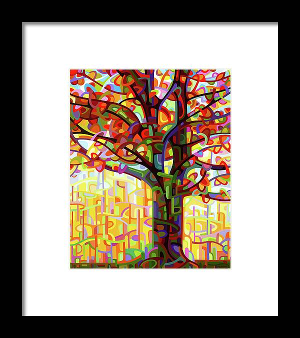 Fall Framed Print featuring the painting The Emperor by Mandy Budan