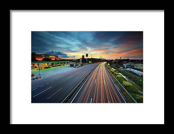 Outdoors Framed Print featuring the photograph The End Of The Week 41 by Malaysian's Image