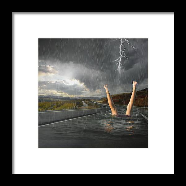 Surreal Framed Print featuring the photograph The Flood by Gabrielle Halperin