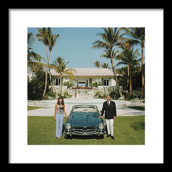 Finance And Economy Framed Print featuring the photograph The Fullers by Slim Aarons