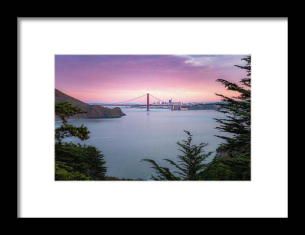 Alcatraz Framed Print featuring the photograph The Golden City by Bryan Xavier