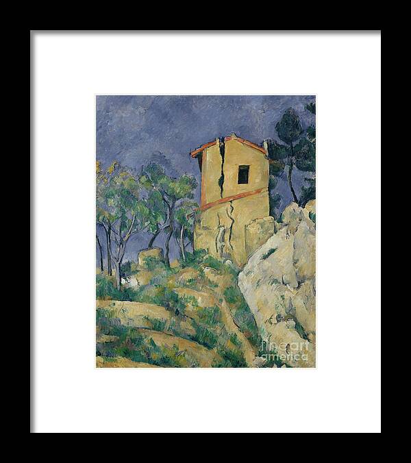 Oil Painting Framed Print featuring the drawing The House With The Cracked Walls by Heritage Images