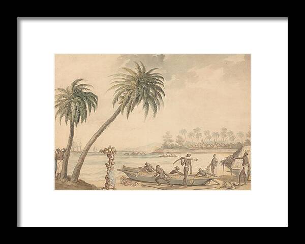 19th Century Art Framed Print featuring the drawing The Ivory Coast, West Africa by Thomas Rowlandson