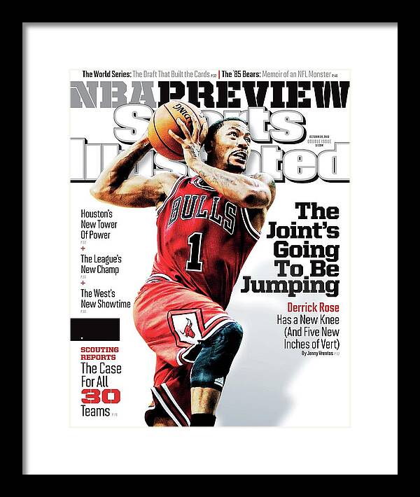 Chicago Bulls Framed Print featuring the photograph The Joints Going To Be Jumping 2013-14 Nba Basketball Sports Illustrated Cover by Sports Illustrated