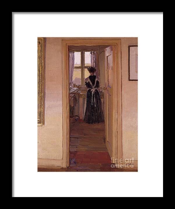 Oil Painting Framed Print featuring the drawing The Kitchen, 1908-09 by Heritage Images