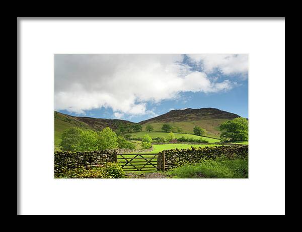 Scenics Framed Print featuring the photograph The Lake District, Cumbria, U.k by Antonyspencer