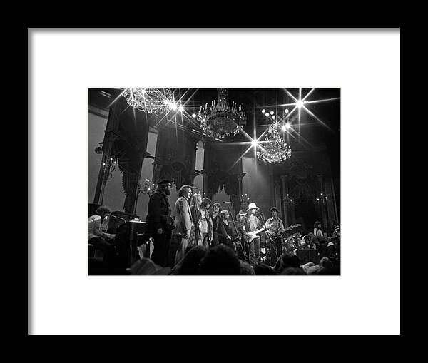 San Francisco Framed Print featuring the photograph The Last Waltz Concert by Michael Ochs Archives