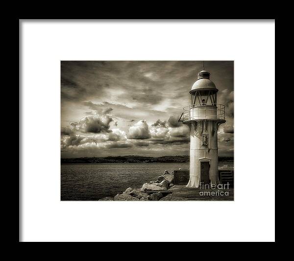 Nag005466 Framed Print featuring the photograph The Lighthouse by Edmund Nagele FRPS