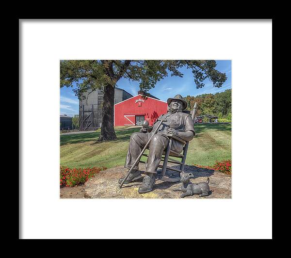Jim Beam Framed Print featuring the photograph The Master Distiller by Susan Rissi Tregoning