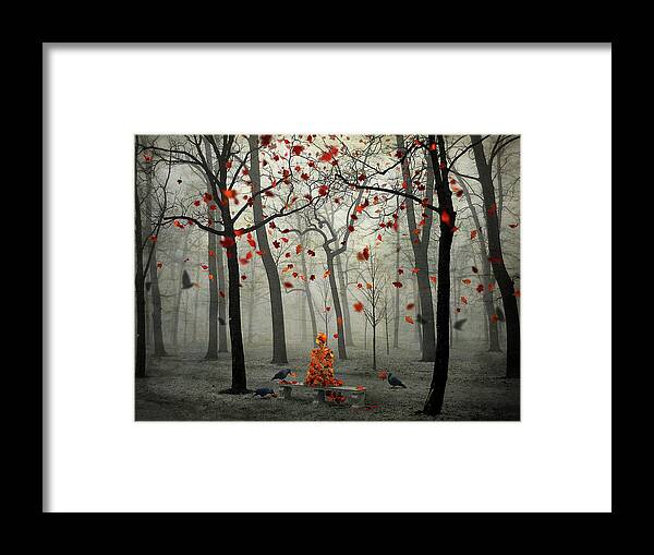Dawn Framed Print featuring the photograph The Naked Forest by Photo By Jonas Adner