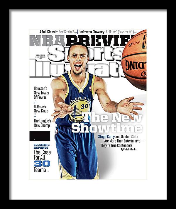 Magazine Cover Framed Print featuring the photograph The New Showtime 2013-14 Nba Basketball Preview Issue Sports Illustrated Cover by Sports Illustrated