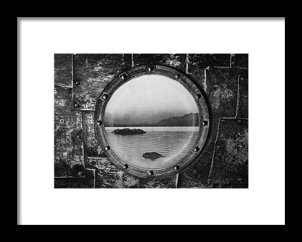 Window Framed Print featuring the photograph The Old Porthole by Jose C. Lobato