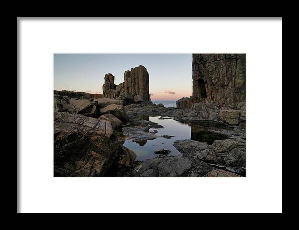 Old Framed Print featuring the photograph The Old Quarry by Nicholas Blackwell
